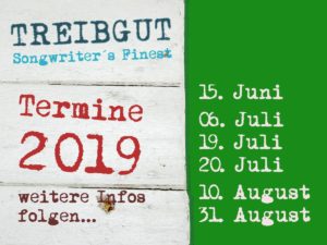 Treibgut Konzerte - 2019 - Termine